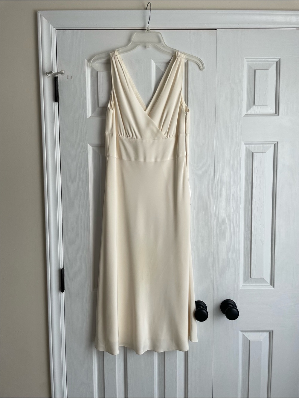 Jcrew sz 6 Cream V-Neck Slip Dress